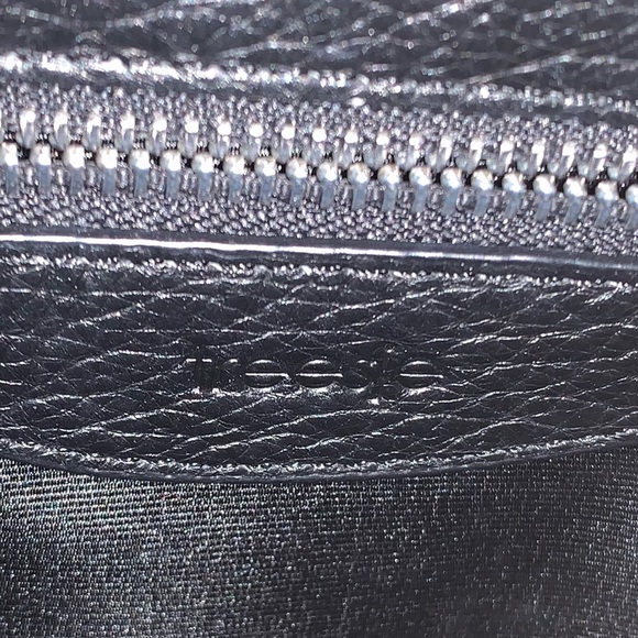 treesje black tote style shoulder purse - Picture 4 of 5